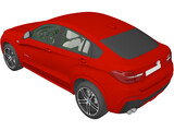BMW X4 (2014) 3D Model