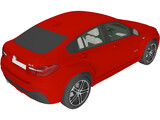 BMW X4 (2014) 3D Model