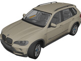 BMW X5 E70 (2006) 3D Model preview
