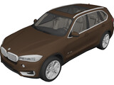 BMW X5 F15 (2014) 3D Model preview
