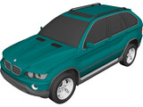 BMW X5 3D Model preview