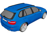 BMW X5M 3D Model preview