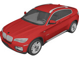 BMW X6 (2013) 3D Model preview