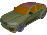 BMW X6 3D Model preview