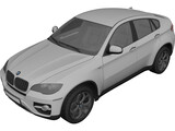 BMW X6 3D Model preview
