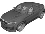 BMW X6 Lumma [+Interior] 3D Model preview