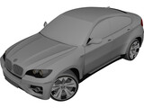 BMW X6 3D Model preview