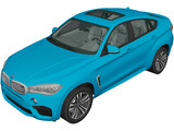 BMW X6M (2014) 3D Model preview