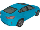 BMW X6M (2014) 3D Model