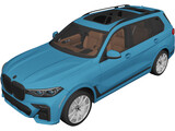 BMW X7 (2021) 3D Model preview