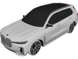 BMW X7 Concept (2017) 3D Model preview