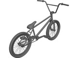 BMX Bike 3D Model preview
