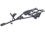 Boat Trailer 3D Model preview
