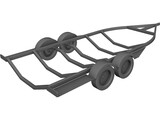 Boat Trailer 3D Model preview