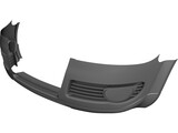Body Bumper Audi 3D Model preview