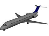 Boeing 717-200 3D Model preview