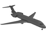Boeing 717 3D Model