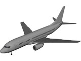 Boeing 737-700 [+Interior] 3D Model preview