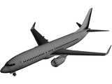 Boeing 737-800 3D Model preview