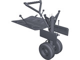 Boeing 737 Landing Gear 3D Model preview