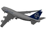 Boeing 747-400 Air New Zealand 3D Model