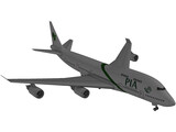 Boeing 747 PIA 3D Model