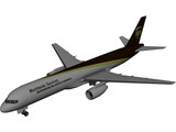 Boeing 757-200PF UPS 3D Model preview