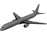Boeing 757 3D Model preview