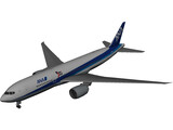 Boeing 777-200 Ana 3D Model preview