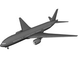 Boeing 777 3D Model preview