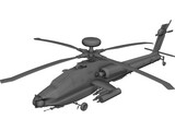 Boeing AH-64 Apache 3D Model preview