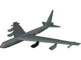 Boeing B-52 Stratofortress 3D Model preview