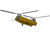 Boeing CH-47D Chinook 3D Model