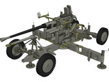 Bofors M1 (40 mm) 3D Model preview