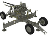 Bofors M1 (40 mm) 3D Model