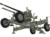 Bofors M1 (40 mm) 3D Model