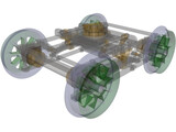 Bogie L&N 10 Wheel 3D Model