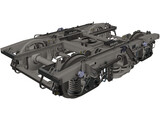 Bogie Minden-Deutz 3D Model preview