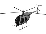 Boieng 500 Little Bird 3D Model preview
