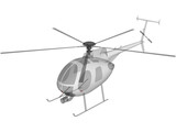 Boieng 500 Little Bird 3D Model