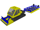Bombardier BR-275 Groomer [+Drag] 3D Model preview