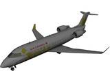 Bombardier CRJ-200 Air Canada Jazz 3D Model preview