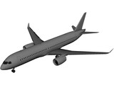Bombardier CS300 3D Model preview