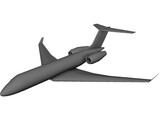 Bombardier Global Express XRS 3D Model preview
