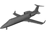 Bombardier Learjet 60 3D Model preview