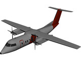 Bombardier Q200 Customs 3D Model preview