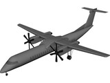 Bombardier Q400 3D Model preview
