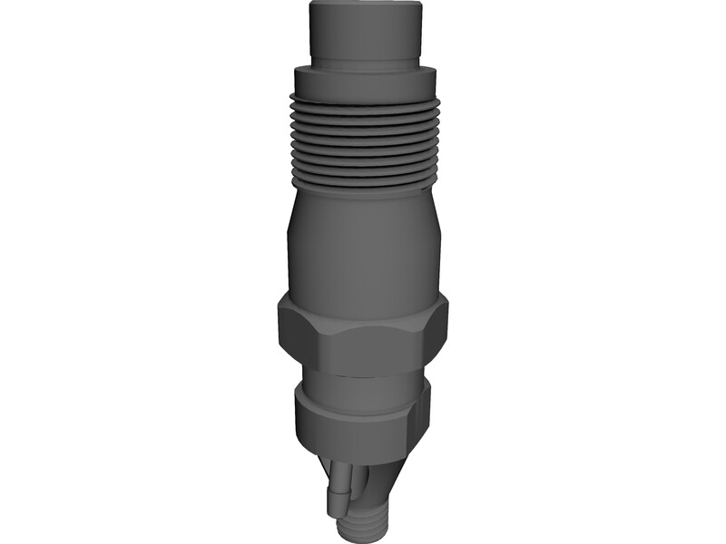 Bosch Basic Diesel Fuel Injector 3D Model