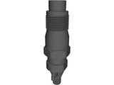 Bosch Basic Diesel Fuel Injector 3D Model