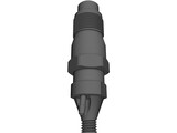 Bosch Basic Diesel Fuel Injector 3D Model